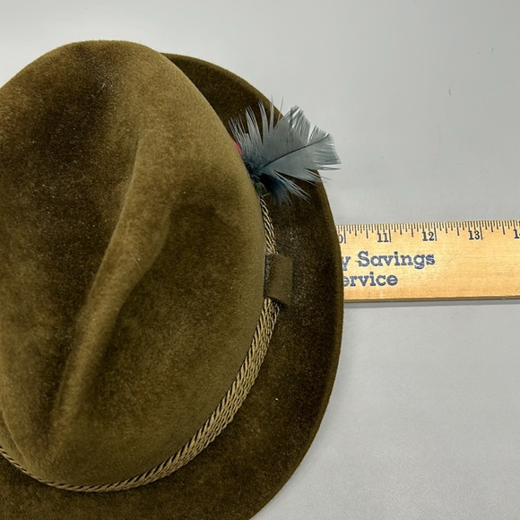Vintage Hat Cavanagh New York Fedora Brown, 7 1/8 - Picture 14 of 14